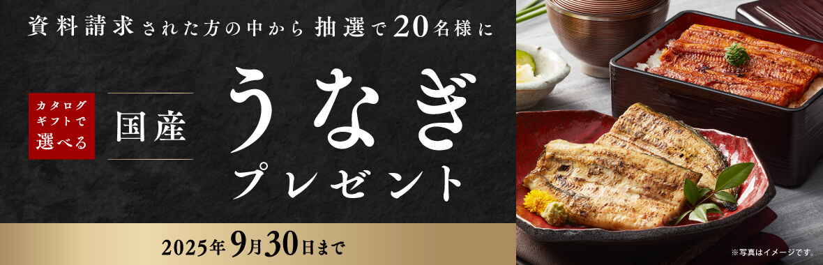 国産うなぎプレゼント！